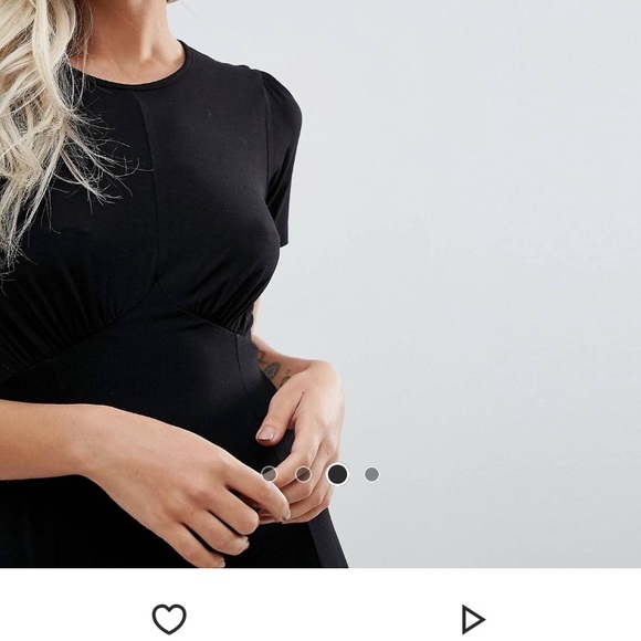 Asos simple black dress - Picture 3 of 3